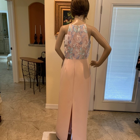 Badgley Mischka Full length pink gown - Picture 2 of 7